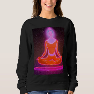 Yoga Girl Female Sun Salutation Meditation Chakra Sweatshirt
