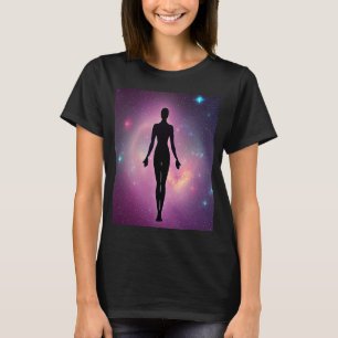 Yoga Girl Female Sun Salutation Meditation Chakra T-Shirt