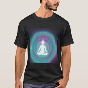 Yoga Girl Female Sun Salutation Meditation Chakra T-Shirt