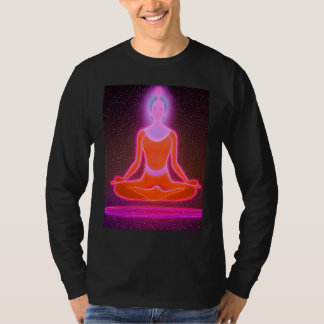 Yoga Girl Female Sun Salutation Meditation Chakra T-Shirt