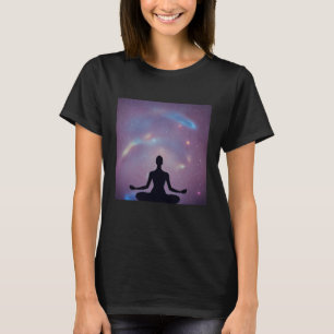 Yoga Girl Female Sun Salutation Meditation Chakra T-Shirt
