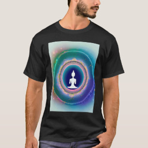 Yoga Girl Female Sun Salutation Meditation Chakra T-Shirt