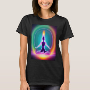 Yoga Girl Female Sun Salutation Meditation Chakra T-Shirt