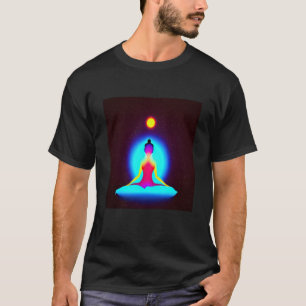 Yoga Girl Female Sun Salutation Meditation Chakra T-Shirt