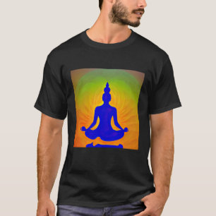 Yoga Girl Female Sun Salutation Meditation Chakra T-Shirt