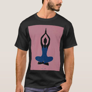 Yoga Girl Female Sun Salutation Meditation Chakra  T-Shirt