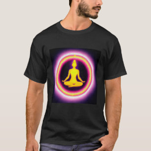 Yoga Girl Female Sun Salutation Meditation Chakra T-Shirt