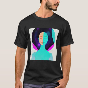 Yoga Girl Female Sun Salutation Meditation Chakra T-Shirt