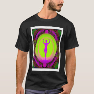 Yoga Girl Female Sun Salutation Meditation Chakra T-Shirt