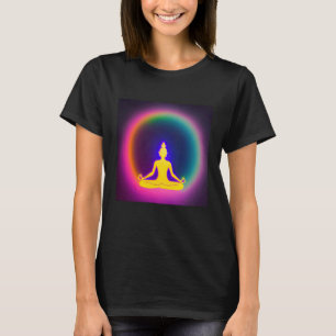 Yoga Girl Female Sun Salutation Meditation Chakra T-Shirt