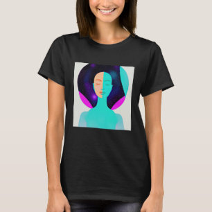 Yoga Girl Female Sun Salutation Meditation Chakra T-Shirt
