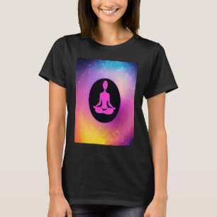 Yoga Girl Female Sun Salutation Meditation Chakra T-Shirt
