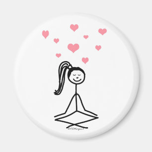 Yoga Girl Magnet