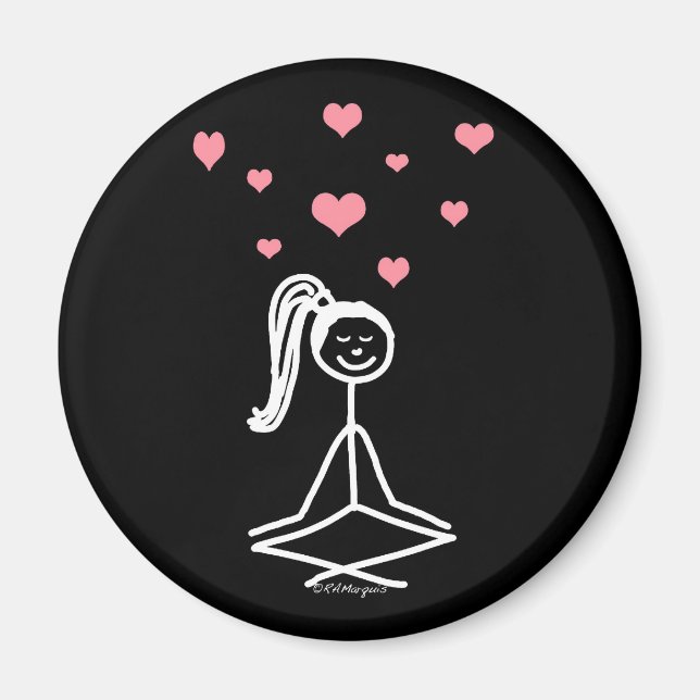 Yoga Girl Magnet (Front)