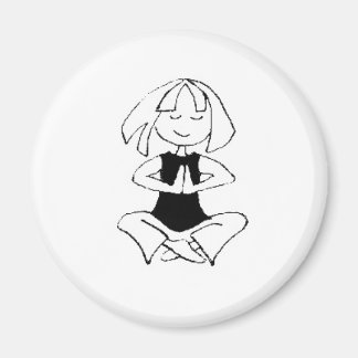 Yoga Girl- namaste Magnet