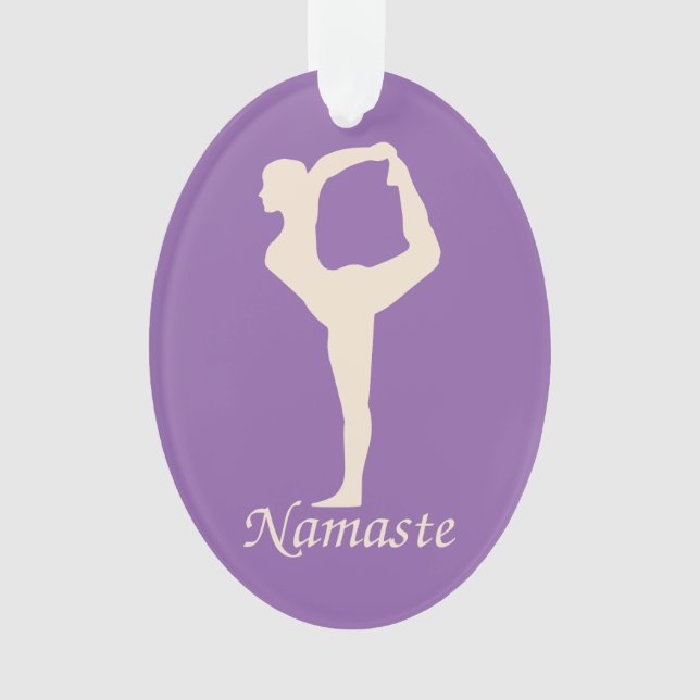 Yoga girl ornament (Front)