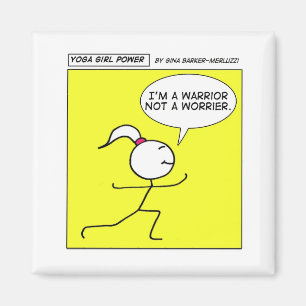 Yoga Girl Power Magnet