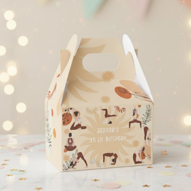 Yoga girls birthday  favour box (Creator Uploaded)
