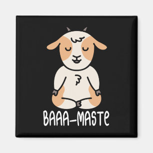 Yoga Goat Lotus Pose Yogi Women Meditation Goat Yo Magnet