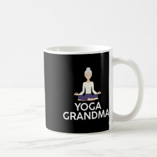 Yoga Grandma - Cool Meditating Grandmother T Shirt Coffee Mug