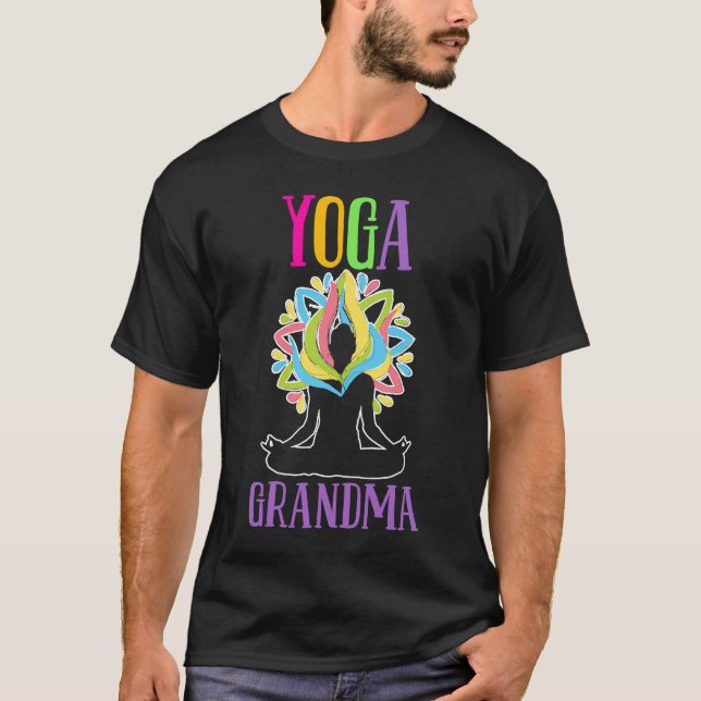 Yoga Grandma  Spirituality Meditation Yoga  2 T-Shirt (Front)