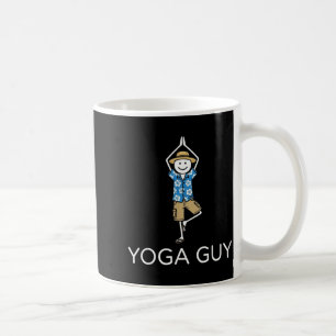 Yoga Guy Funny Mens Yoga Boy Yoga Meditation Coffee Mug