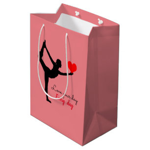Yoga Heart & Love your day, Every day / Yogini Me Medium Gift Bag