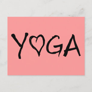 Yoga Heart Postcard