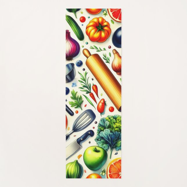 Yoga in the kitchen. mat (Front)