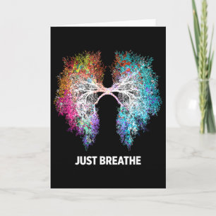 Yoga Inhale Exhale Nature Lung Card
