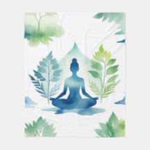 Yoga-Inspired Blanket for Women's Wellness
