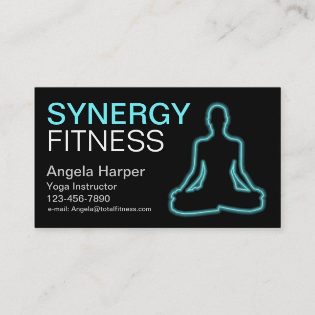 Yoga Instructor Business Card (Front)