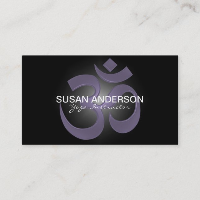 YOGA Instructor Business Card (Front)