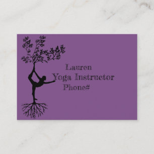 Yoga Instructor Business Card