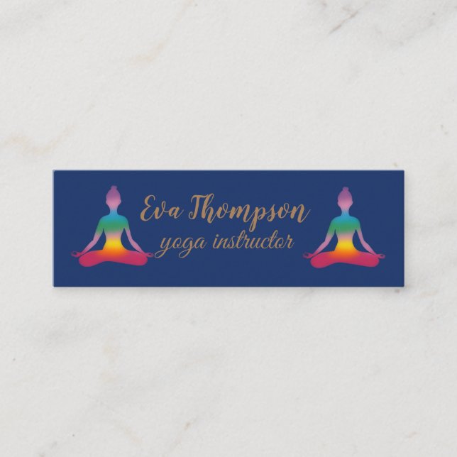 Yoga Instructor Business Card (Front)