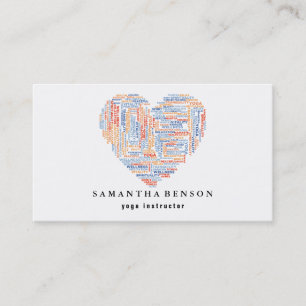 Yoga Instructor Business Card