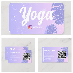 Yoga Instructor Business Card