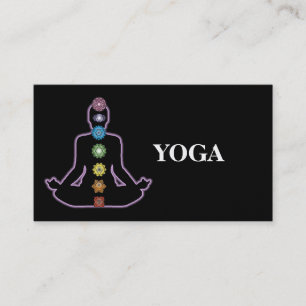 Yoga instructor business card