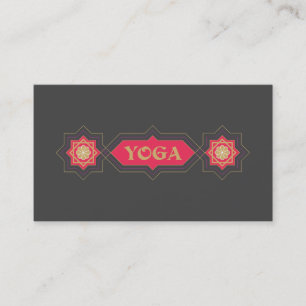 Yoga Instructor, Classes Business Card