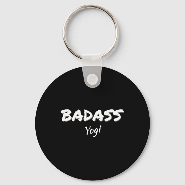 Yoga Instructor D Yogi  Key Ring (Front)