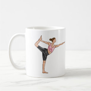 Yoga Instructor Dancer Pose Teacher Personal Name Coffee Mug