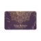 Yoga Instructor Gold Lotus Mandala Vintage Purple