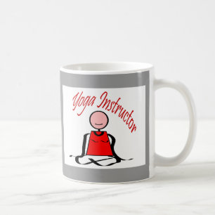 Yoga Instructor---Lotus Postion Stick Figure Coffee Mug