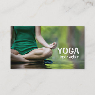 Yoga Instructor, Meditation Business Card