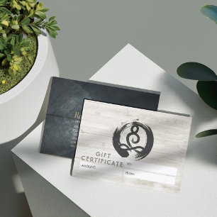 Yoga Instructor Meditation Pose Gift Certificate