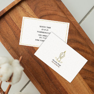 Yoga Instructor Minimal Business Card