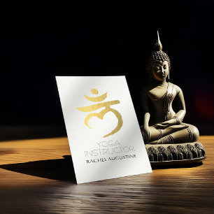 Yoga Instructor Root Chakra Muladhara Mantra LAM Business Card