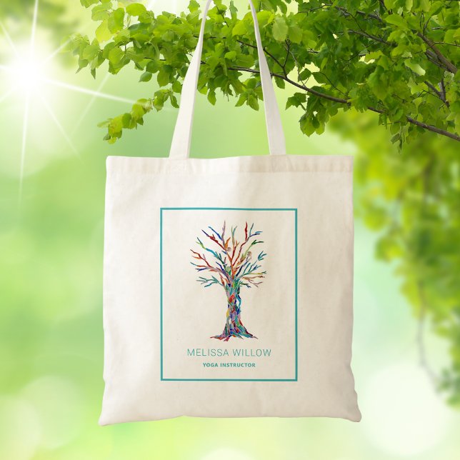 Yoga Instructor Tree of Life Tote Bag (Creator Uploaded)