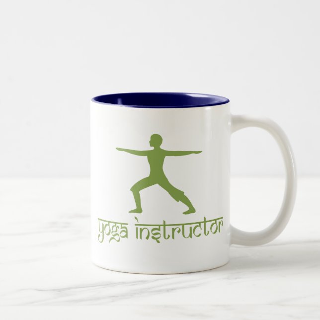 Yoga Instructor Two-Tone Coffee Mug (Right)