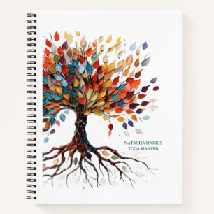 Yoga Instructor Wellness Planner Gift notebook